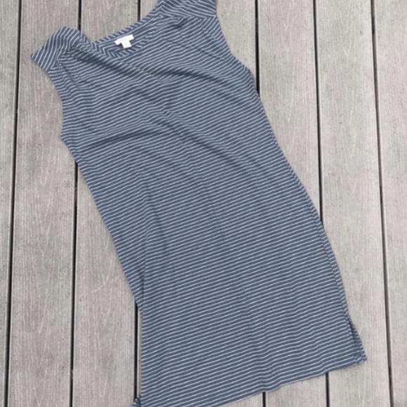 Sundance Dresses & Skirts - SUNDANCE Day to Day summer striped cap sleeve dress blue white S